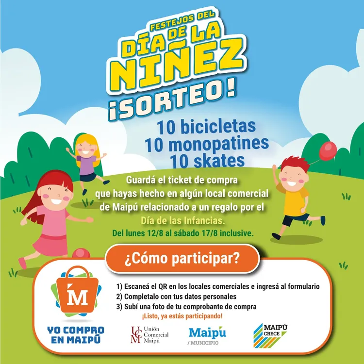 Sorteo del día de la Niñez Maipú